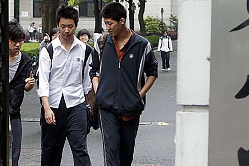 The Shanghai textbook for fourth- and fifth-grade schoolboys aims to help them tackle problems associated with growing up. File photo: SCMP Pictures