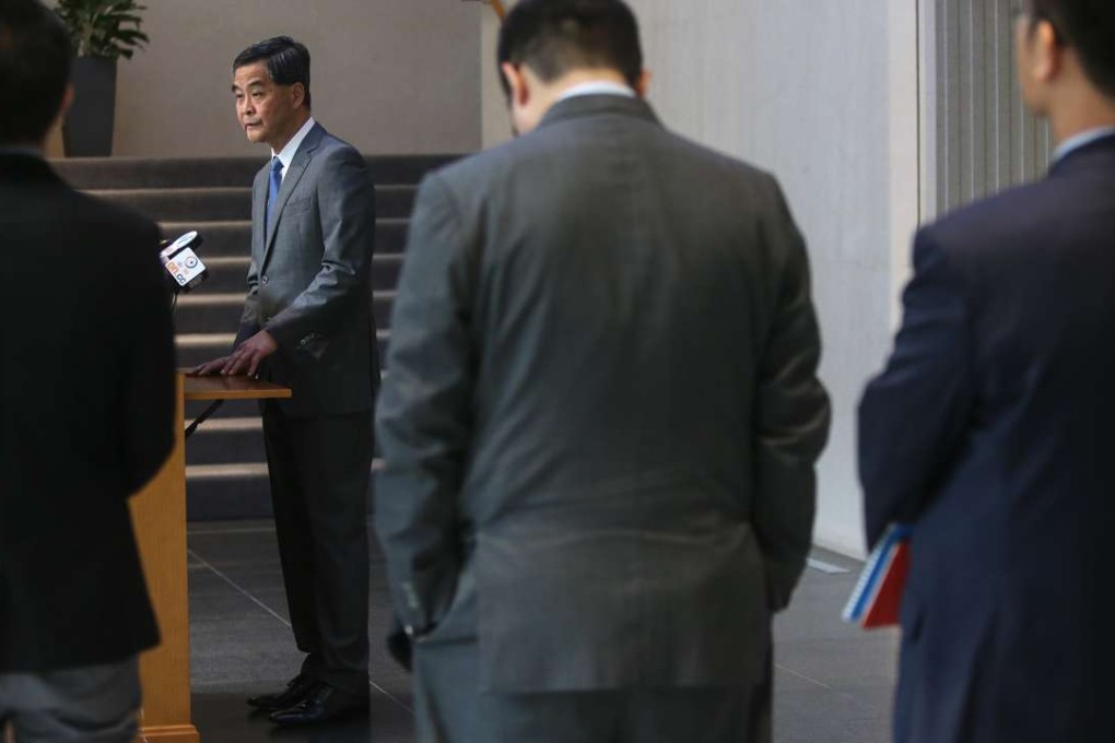 Chief Executive Leung Chun-ying has announced he will not seek re-election. Photo: Sam Tsang