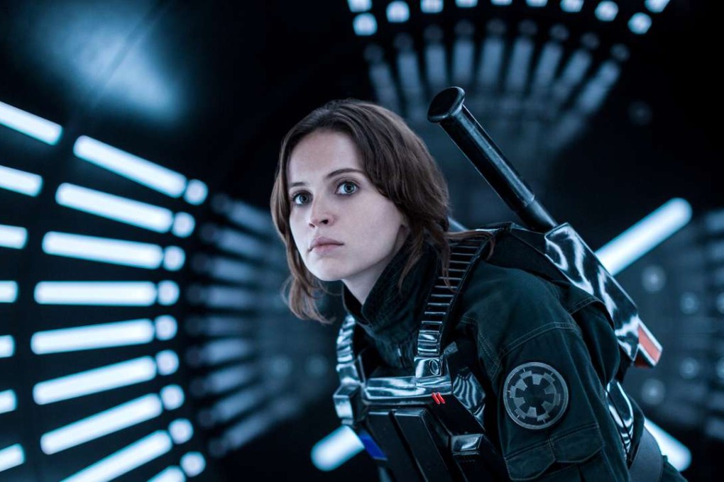 Felicity Jones in ‘Rogue One: A Star Wars Story’. With a new band of rebels and a high-stakes journey, Star Wars ushered in a new chapter on Saturday by bringing a galaxy far, far away to the heart of Hollywood for the ‘Rogue One’ premiere. Photo: Jonathan Olley, Lucasfilm-Walt Disney Studios Motion Pictures