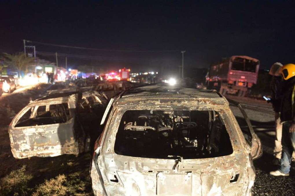 The accident happened late on Saturday night 10 kilometres north of the central town of Naivasha. Photo: AFP