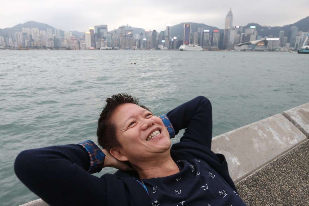 US-adoptee Joel John Roberts in Tsim Sha Tsui last month. Photo: Dickson Lee