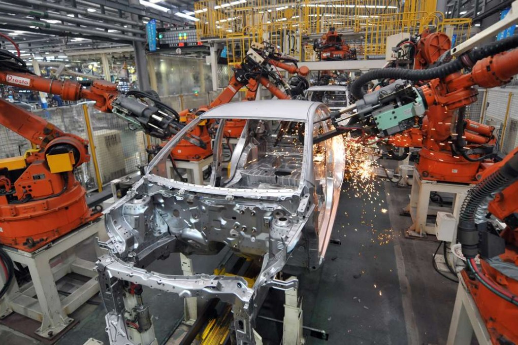 China is already the world’s largest market for industrial robots, accounting for a quarter of global sales. Photo: Xinhua