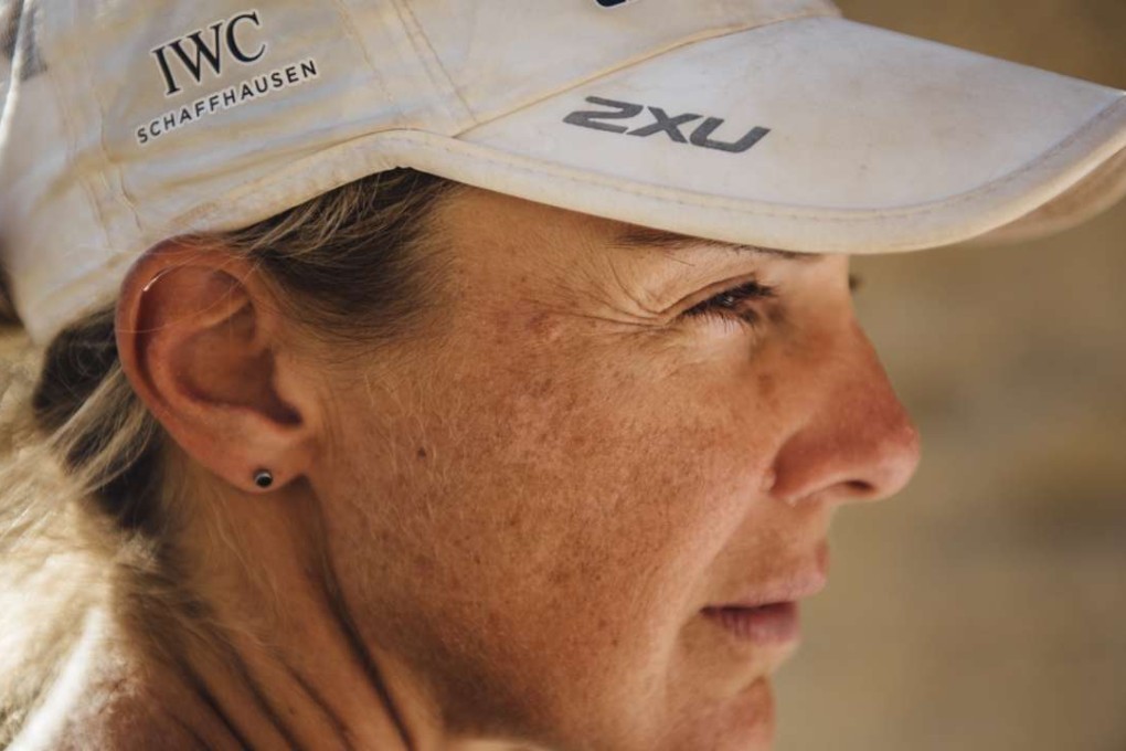 Mina Guli during the 7 Deserts Run4Water in the Mojave Desert in the US. Photos: Kelvin Trautman