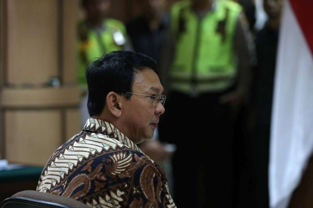 Jakarta Governor Basuki Tjahaja Purnama, popularly known as ‘Ahok’, faces up to five years in prison if found guilty of blasphemy. He is the first ethnic Chinese governor of Jakarta and the first Christian in more than half a century. Photo: AFP