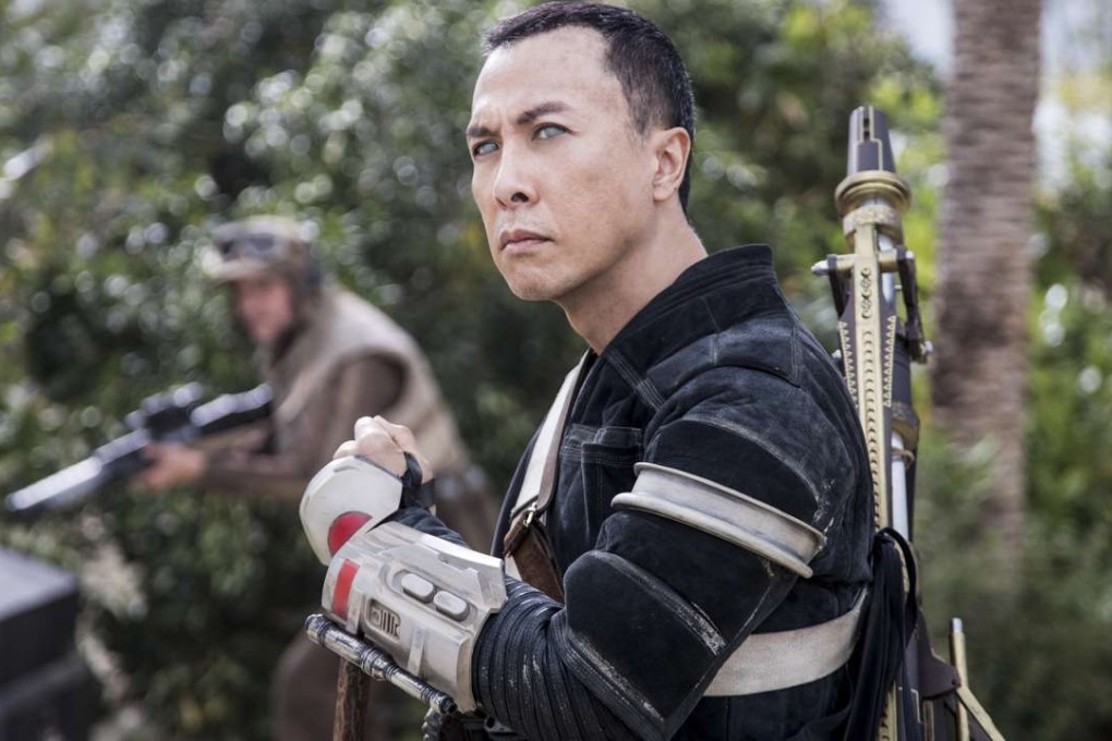 Donnie Yen as Chirrut Imwe in Rogue One: A Star Wars Story. Photo: Jonathan Olley