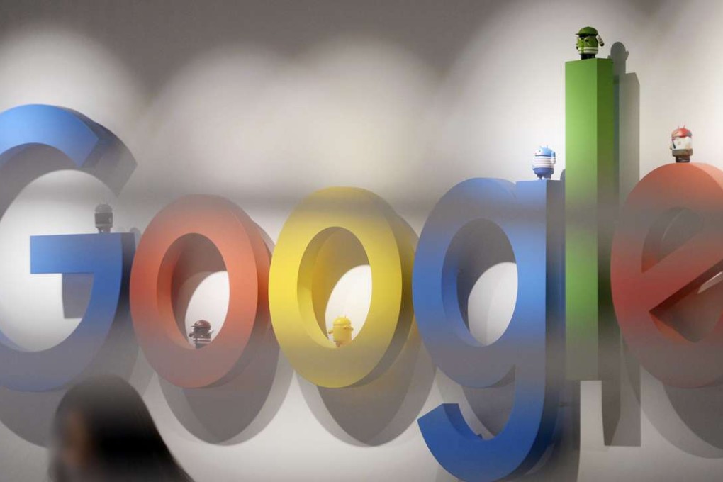 An employee of Google at its office in Seoul, South Korea. Photo: Newsis via AP