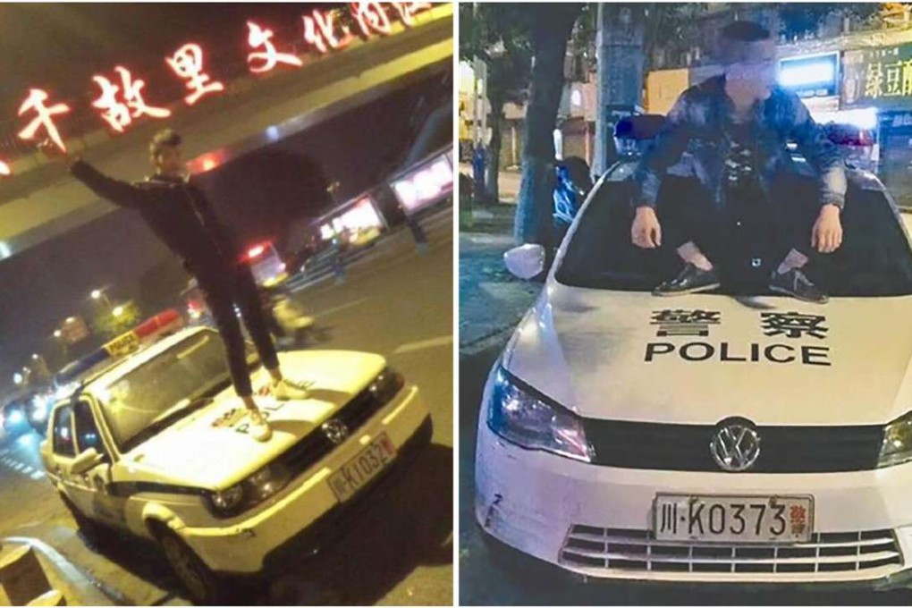 Chinese police release footage of live-streaming ‘hosts’ damaging squad ...
