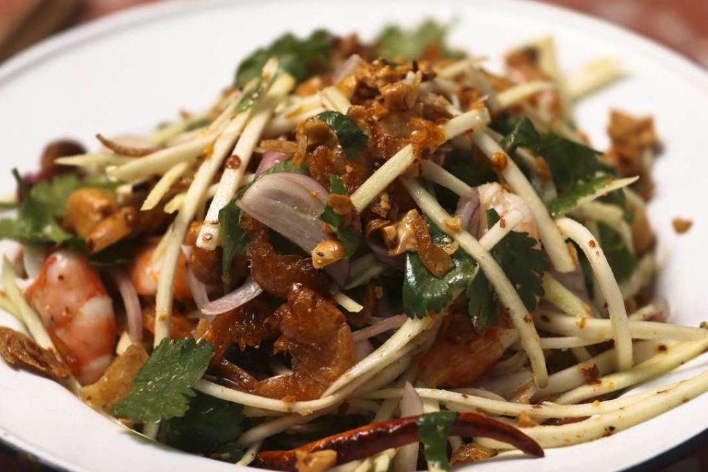 Green mango salad at Samsen in Wan Chai. Photos: K. Y. Cheng