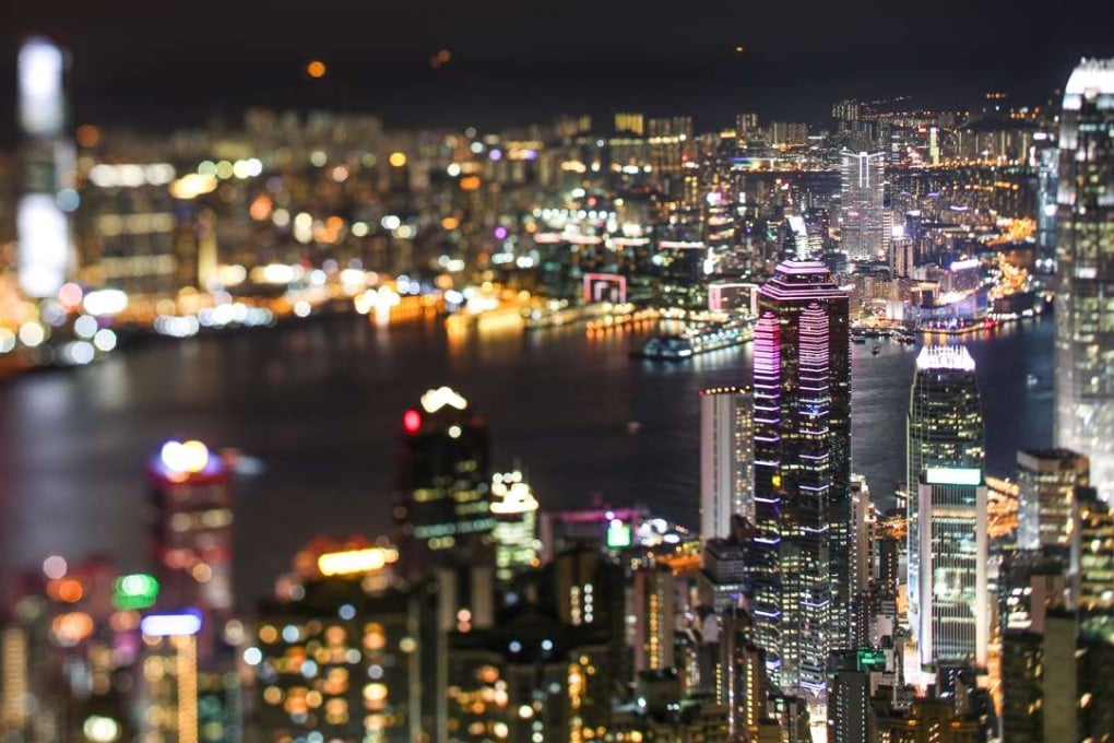 A view of Hong Kong taken from Victoria Peak. Photo: Bruce Yan