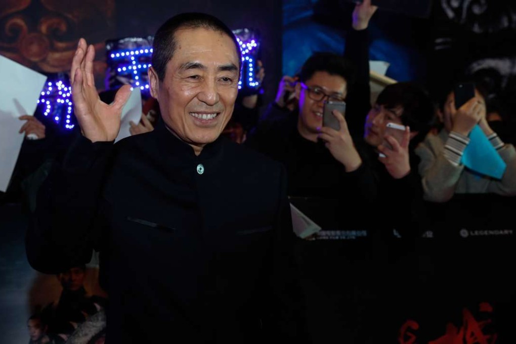 Director Zhang Yimou promotes The Great Wall in Beijing this month. The film opens in China today and on December 29 in Hong Kong.