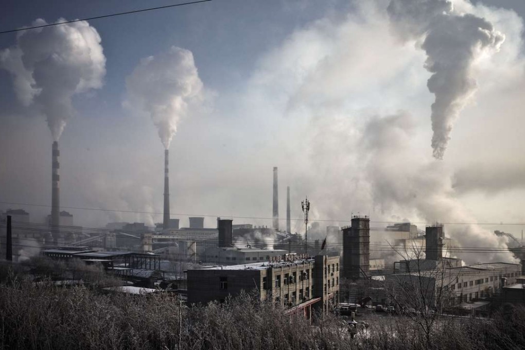 Water vapour and smoke rise from a Tonghua Iron & Steel Group plant in Tonghua, Jilin province. The Chinese leadership is currently meeting in Beijing to formulate economic policy. Photo: Bloomberg