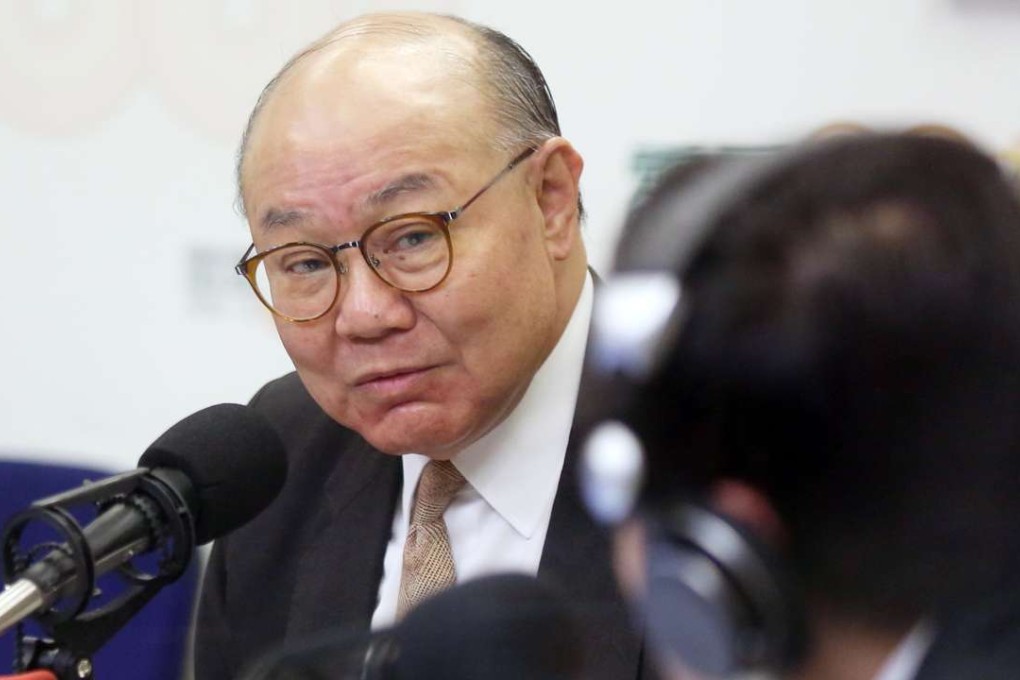 Woo Kwok-hing during Thursday’s RTHK programme. Photo: Xiaomei Chen