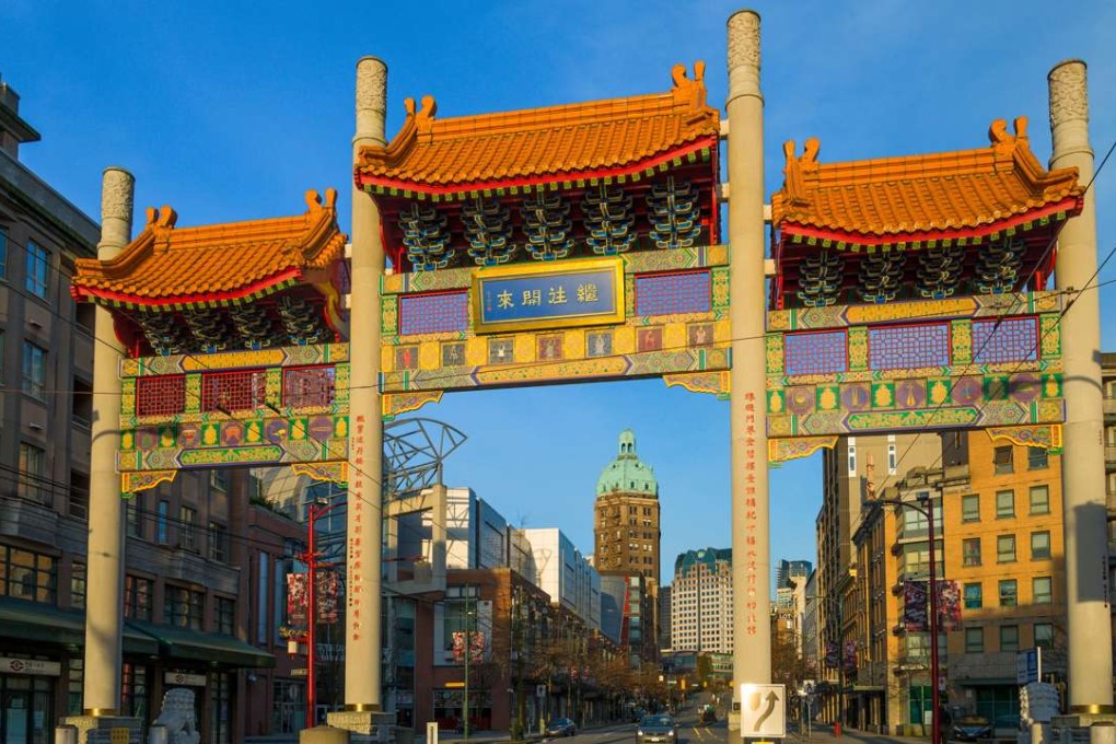 Millennium Gate, the entrance to Vancouver’s Chinatown. Picture: Alamy