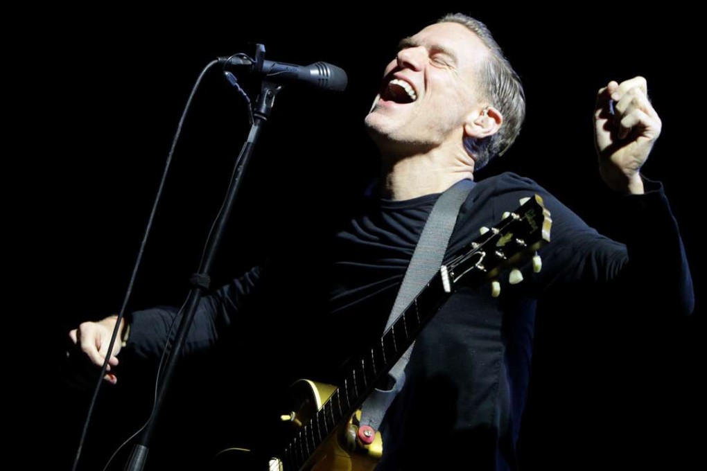 Bryan Adams in concert.