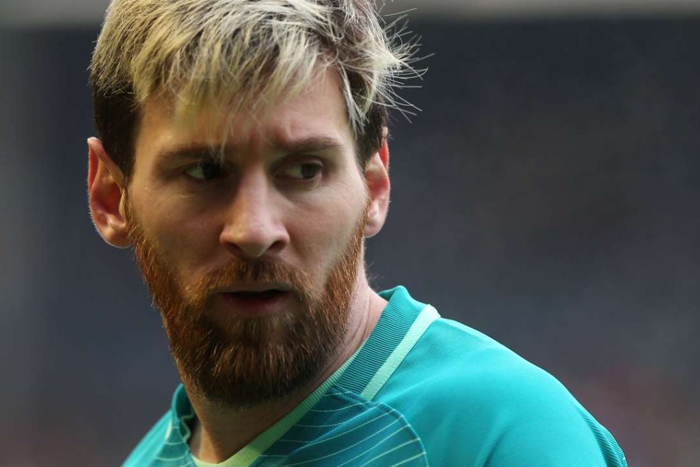 Barcelona's Argentinian forward Lionel Messi is negotiating a new deal. AFP