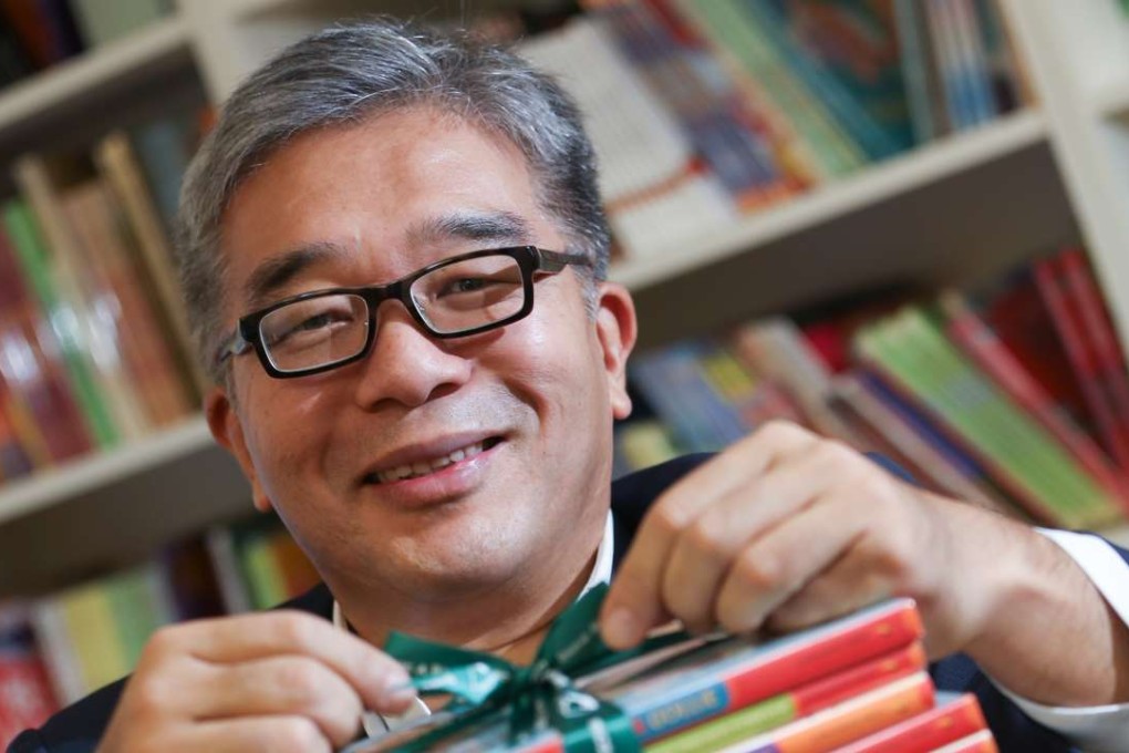James Chen says getting children to read at an early age encourages lifelong learning. Photo: Nora Tam