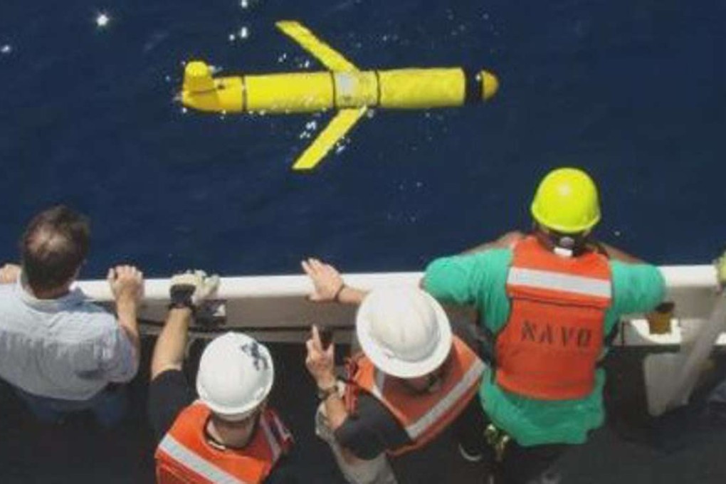 An underwater drone similar to the one seized in waters off the coast of the Philippines. Photo: US Navy.
