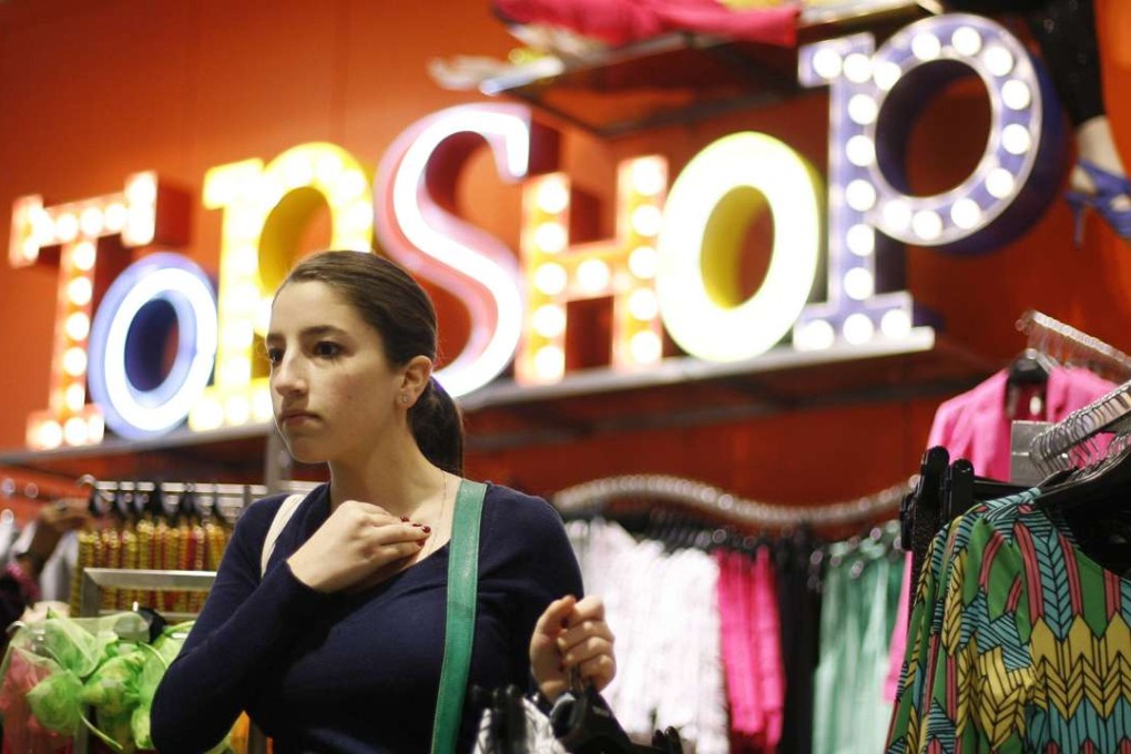 Topshop and Topman will make their debut in mainland China in the form of brick and mortar stores by early 2018. Photo: Reuters