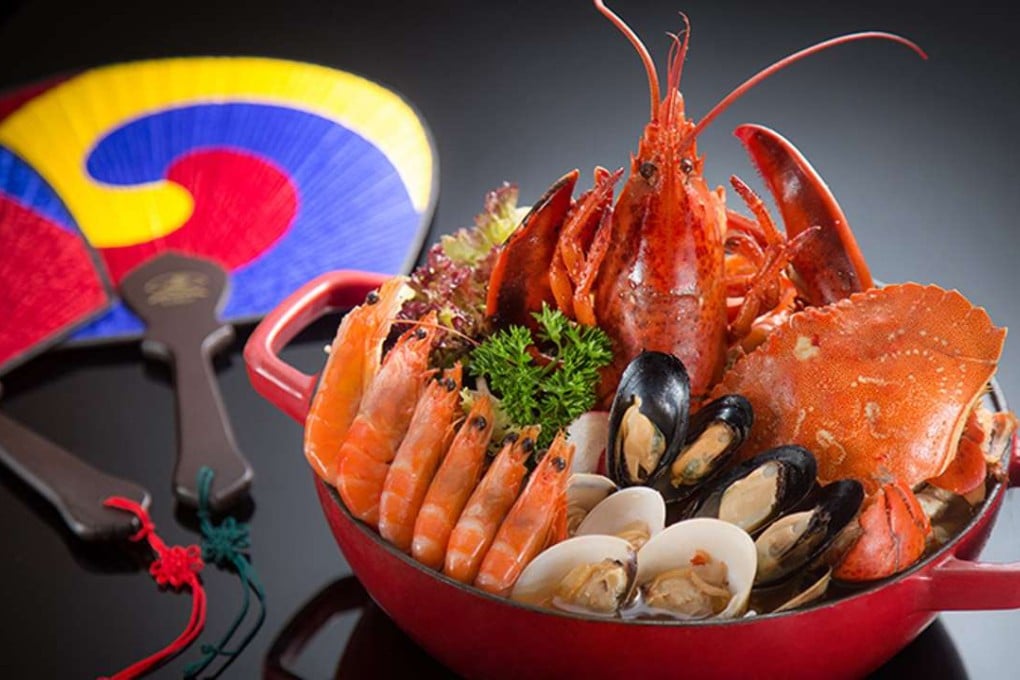 Park Cafe’s Korean-style lobster and seafood casserole.