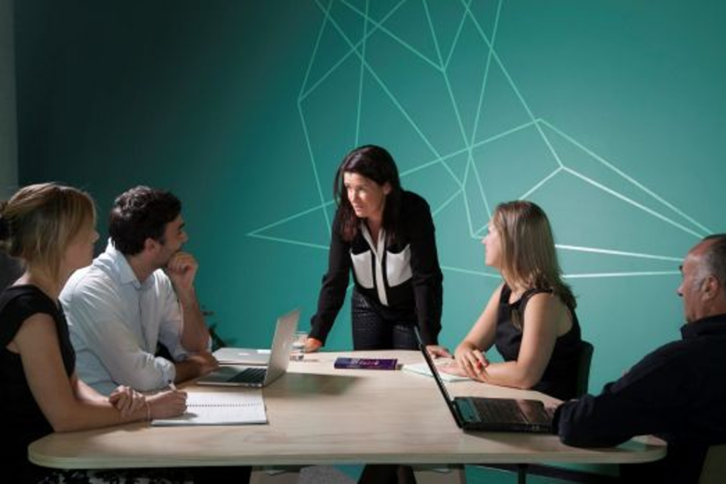 Gabrielle Dolan (centre) warns against the use of business jargon.