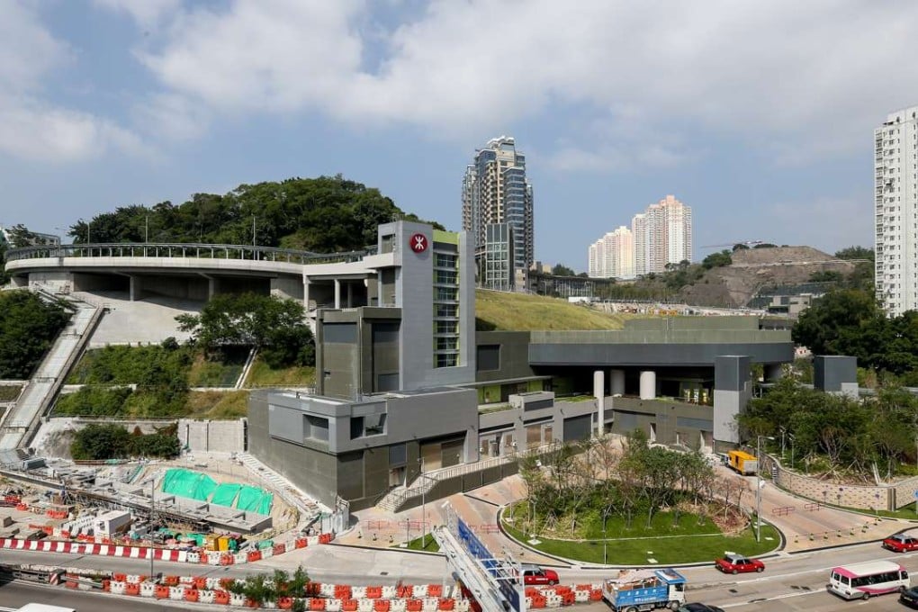 The site at Ho Man Tin MTR Station. Photo: Dickson Lee
