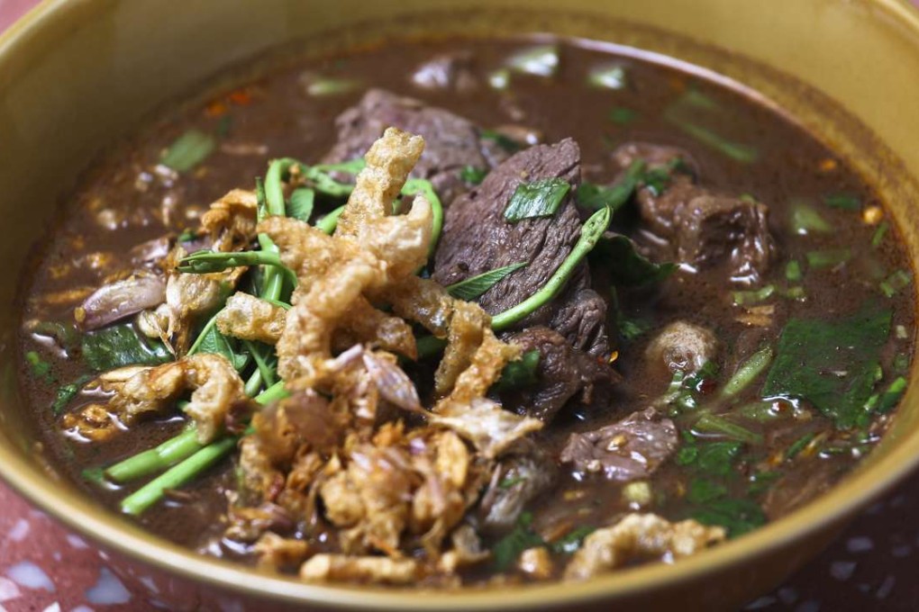 Wagyu beef boat noodles from Samsen restaurant in Stone Nullah Lane, Wan Chai. Photo: K. Y. Cheng