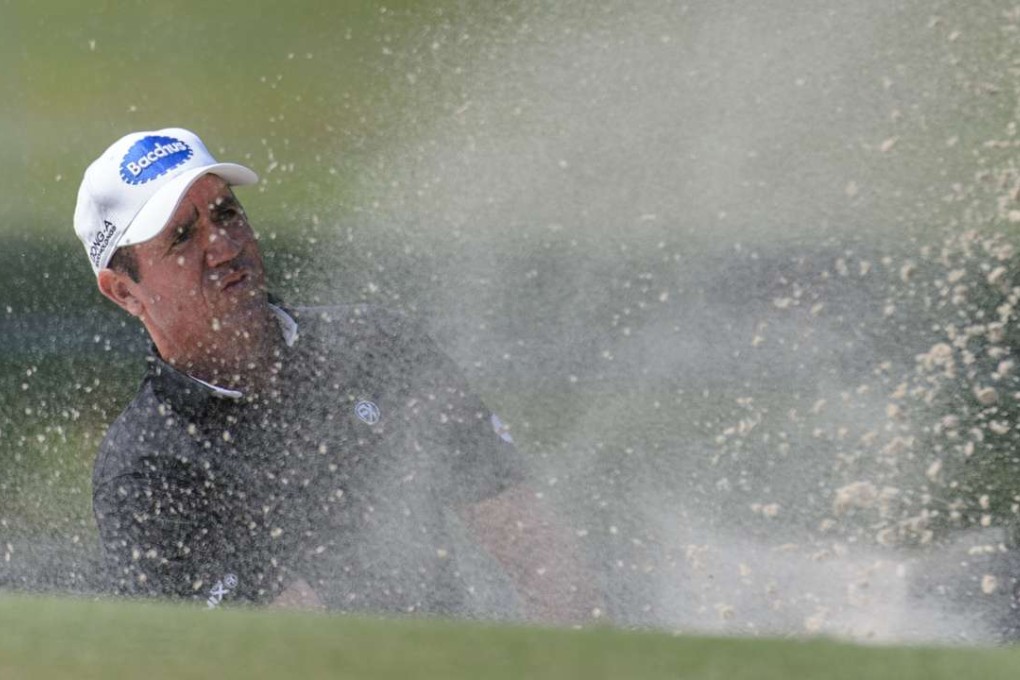 Scott Hend in action at the Hong Kong Open. Photo: AFP
