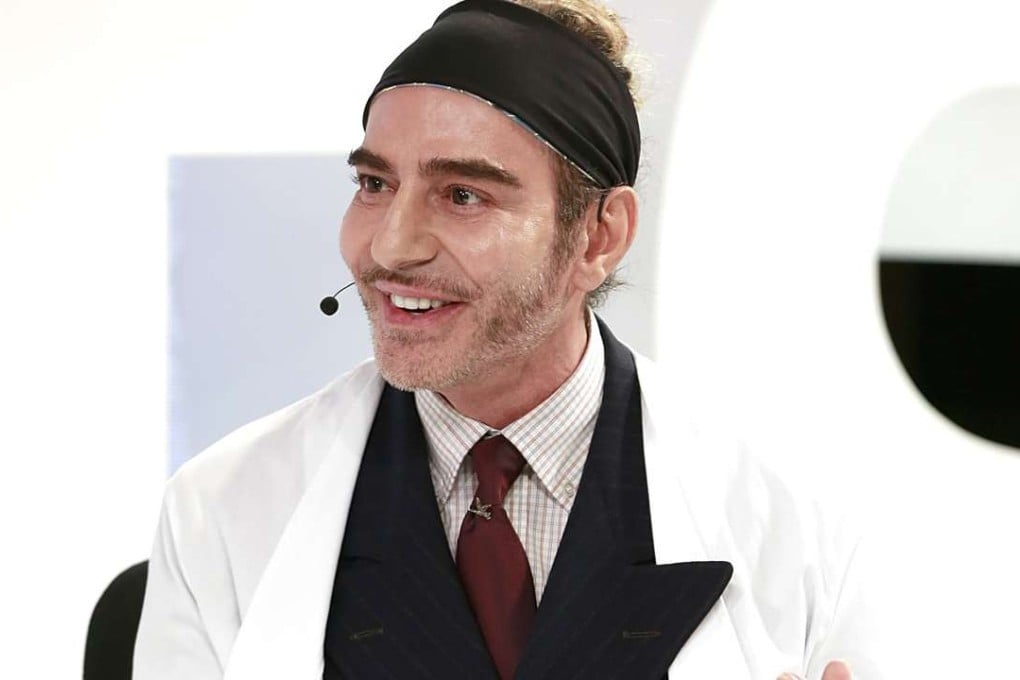 The fashion world’s former bad boy, John Galliano, giving a rare public interview in England earlier this month. Picture: Getty Images for The Business of Fashion