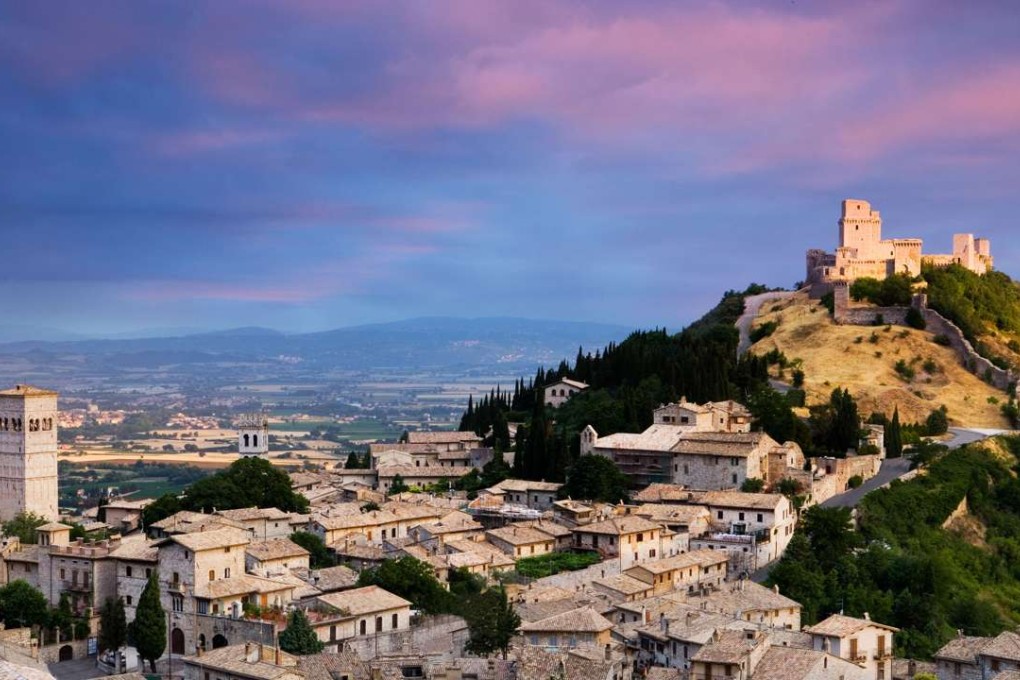 Assisi in Umbria, Italy. There’s few places in the world more at odds with our modern-day lust for “stugg” than St. Francis’s hermitage. Photo: Argusphoto