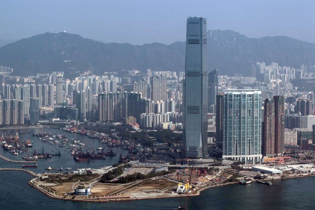 A view of the West Kowloon Cultural District from across Victoria Harbour. Photo: Bruce Yan
