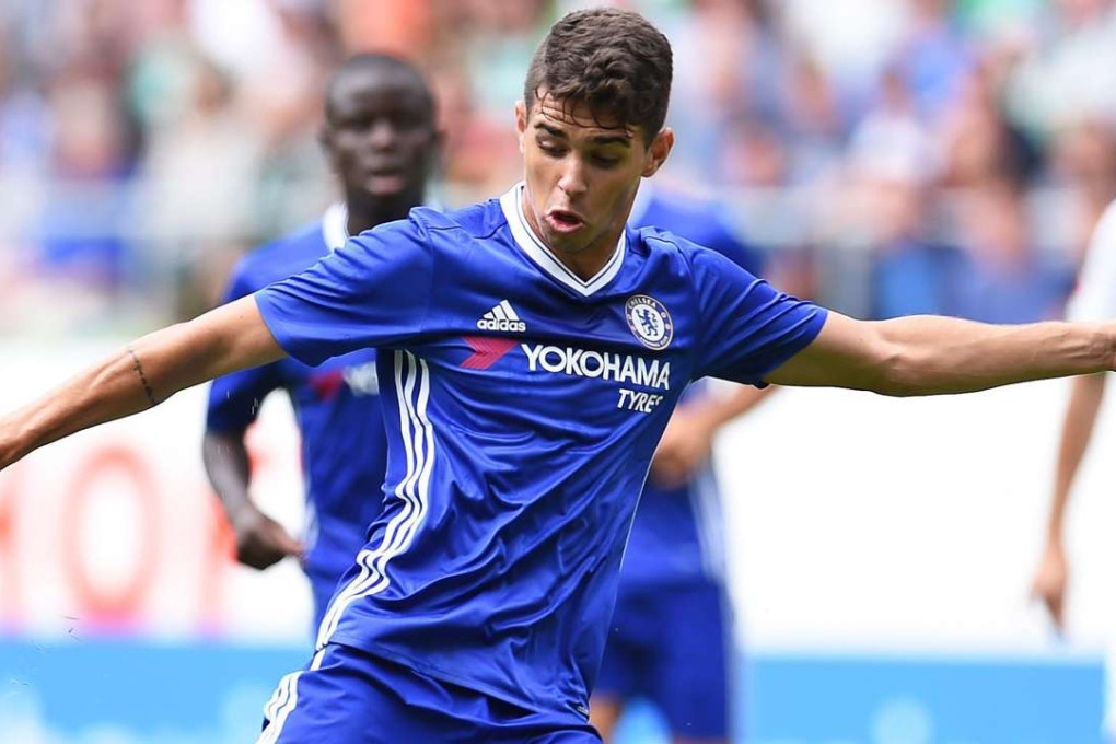 Oscar playing for Chelsea in August 2016. Photo: EPA