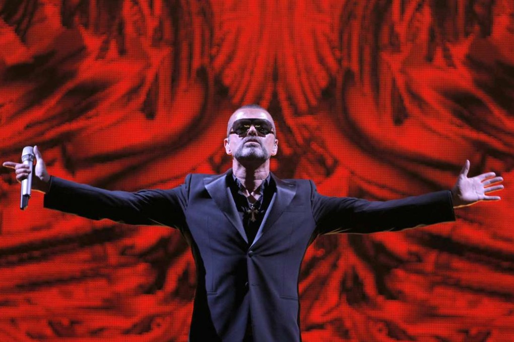 British singer George Michael performs at a concert to raise money for the Aids charity Sidaction, during the Symphonica tour at Palais Garnier Opera house in Paris, France in 2012. File photo: AP .