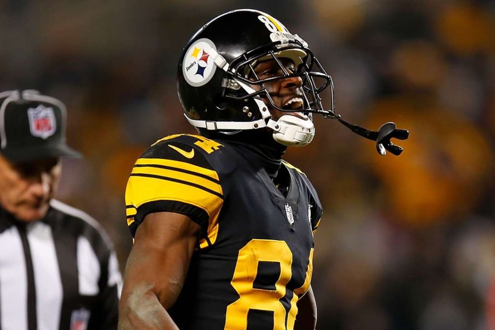 Antonio Brown against the Baltimore Ravens at Heinz Field. Photo: AFP