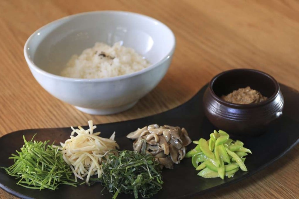 Bibimbap with sautéed Korean vegetables and soybean paste sauce at Bistro Seoul in Wan Chai. Photos: Paul Yeung