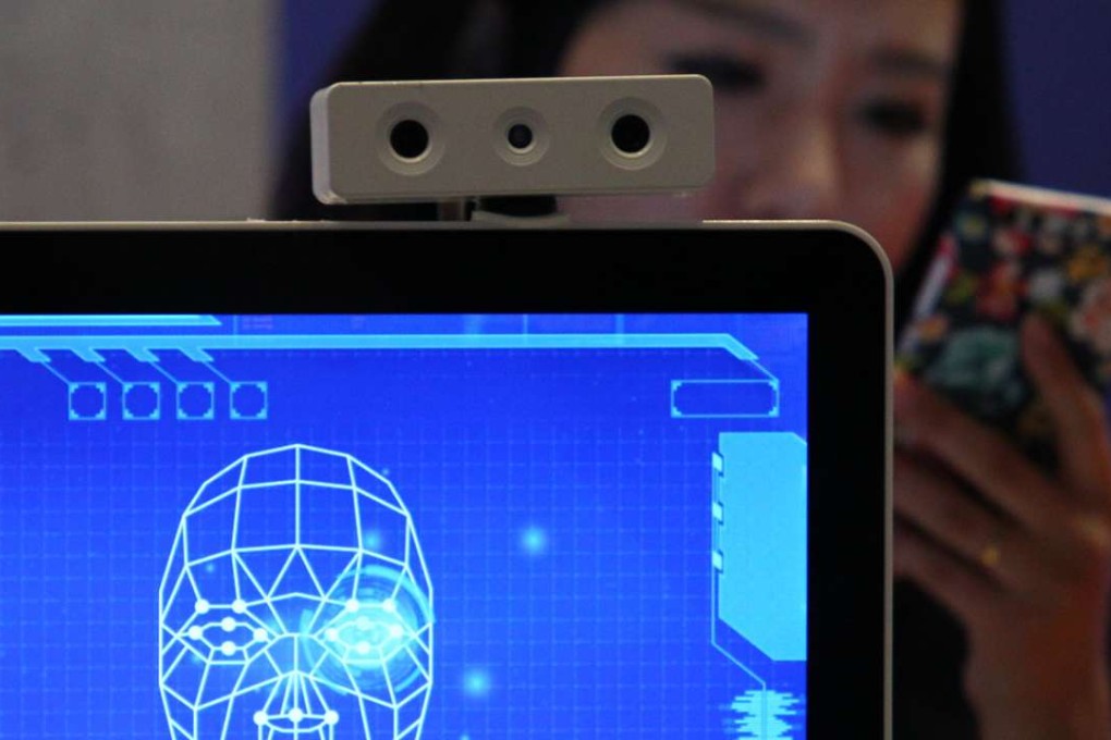 An artificial intelligence system backed by face recognition function is demonstrated at a mainland Chinese technology conference last month. Photo: Simon Song