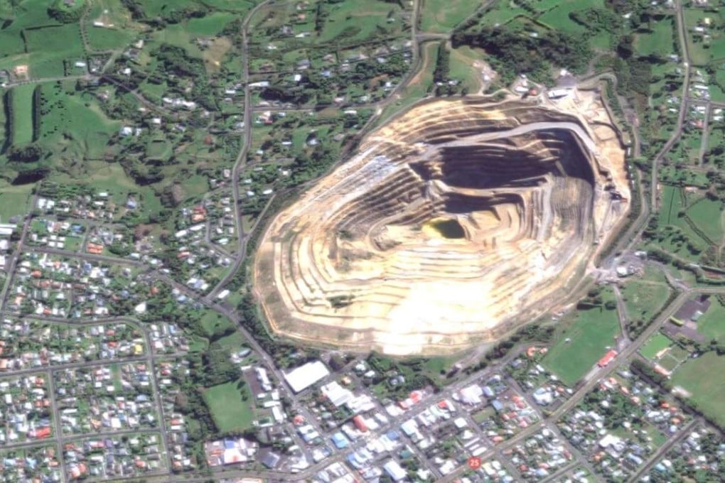 Martha mine in Wahi town in New Zealand. Photo: Google Maps