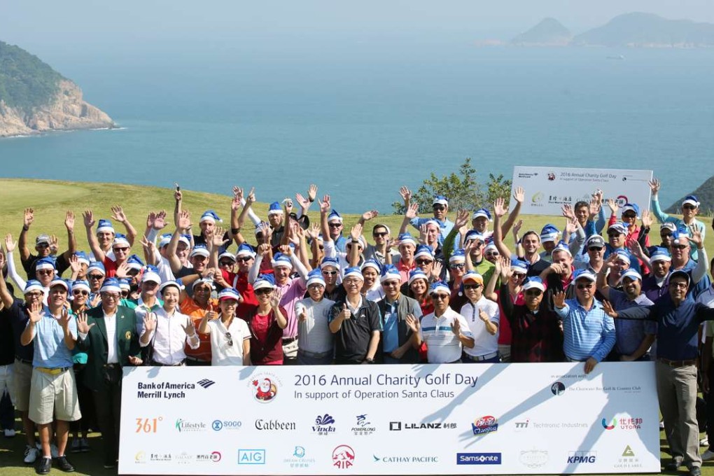 Operation Santa Claus donor Bank of America Merrill Lynch Annual Charity Golf Day at Clearwater Bay Golf and Country Club. Photo: Edward Wong