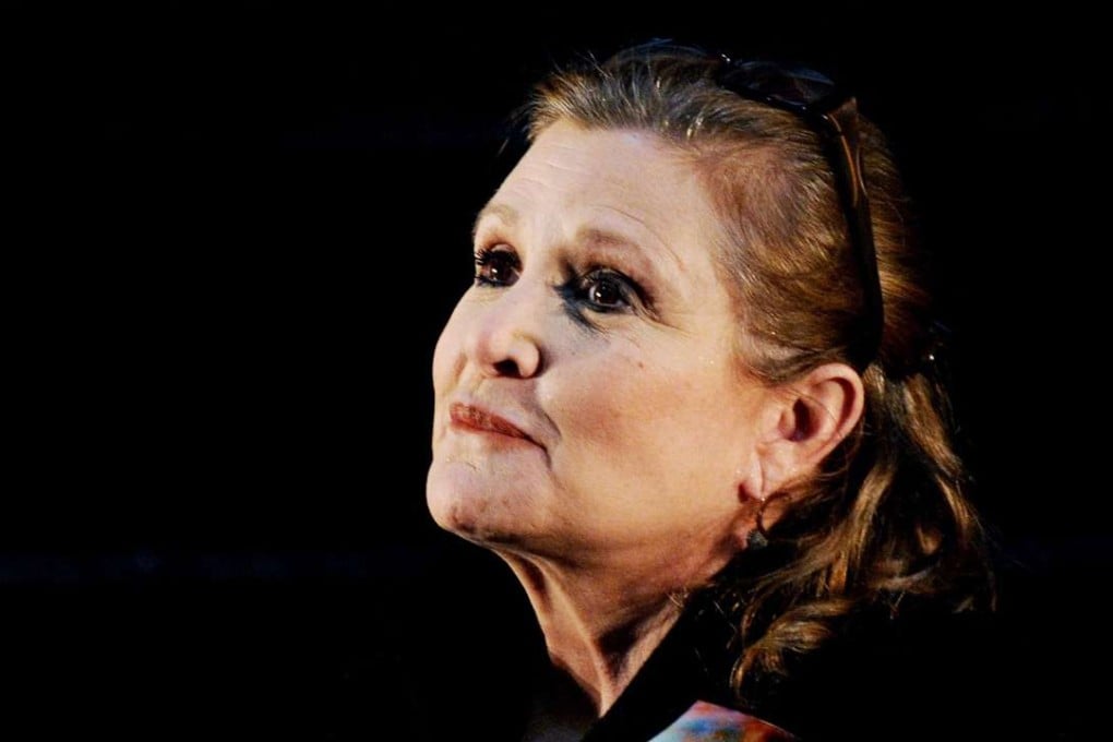 Carrie Fisher, best known for her role as Princess Leia in Star Wars has died aged 60 in Los Angeles on 27 December 2016, citing her daughter’s publicist. Photo: EPA