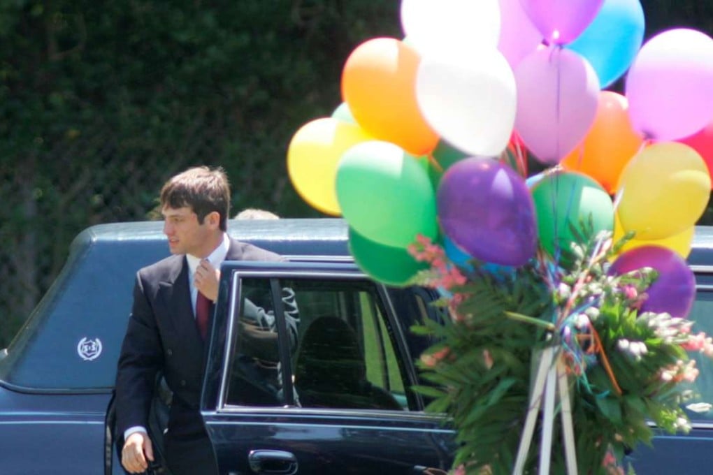 Burke Ramsey arrives for the burial service of his mother Patsy Ramsey in Marietta, Georgia on June 29, 2006. Photo: Reuters
