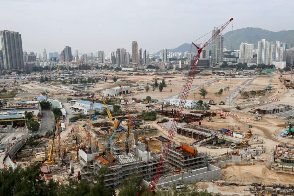 This image shows the construction site NKIL6562 Kai Tak Area 1L at Kai Tak inland area. Photo: Dickson Lee