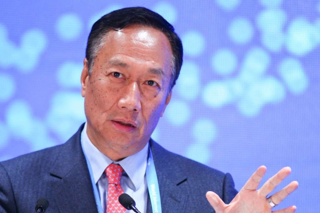 Foxconn founder Terry Gou announces plans to build an $8.8 billion television flat-panel factory in Guangzhou. Photo: Simon Song