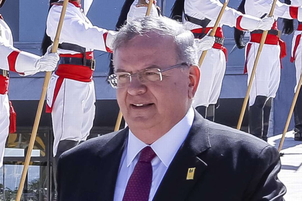 Greece's ambassador to Brazil, Kyriakos Amiridis, after a government ceremony in Brasilia, Brazil. Photo: AP