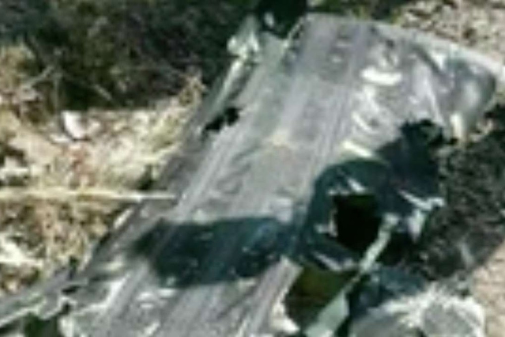 Some of the debris bears the words “China Aerospace”, the report said. Photo: Qq.com