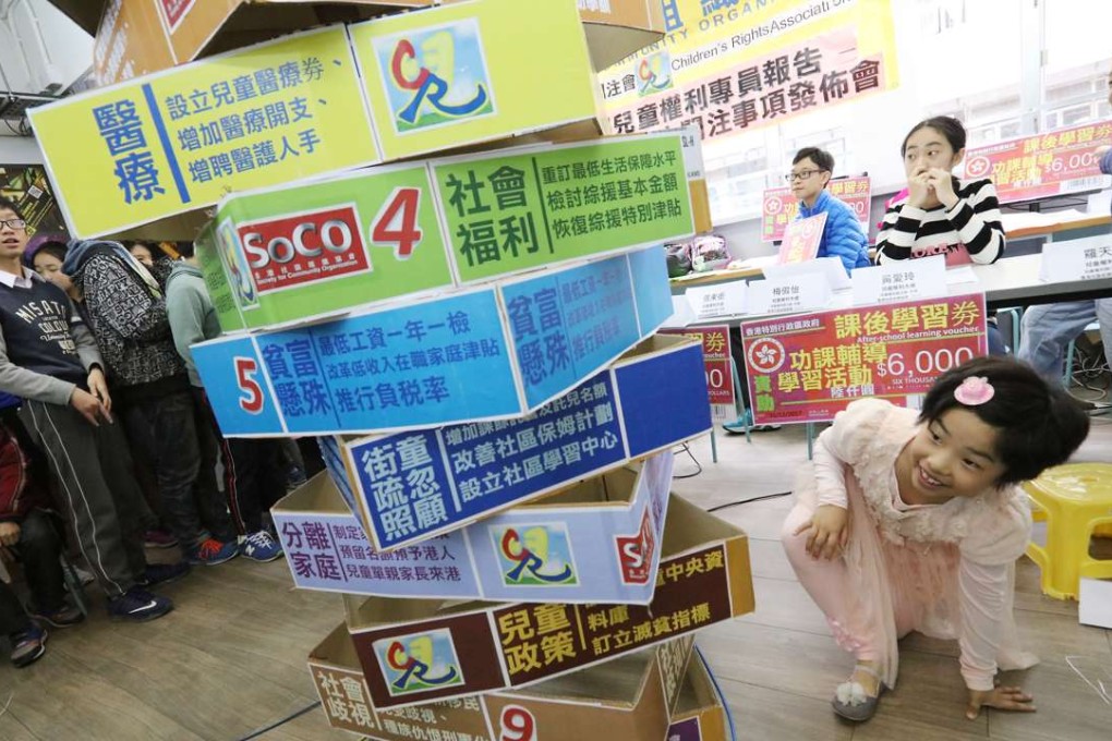 Release of 2016 Annual Report of Civil Children's Ombudsman. Photo: Felix Wong