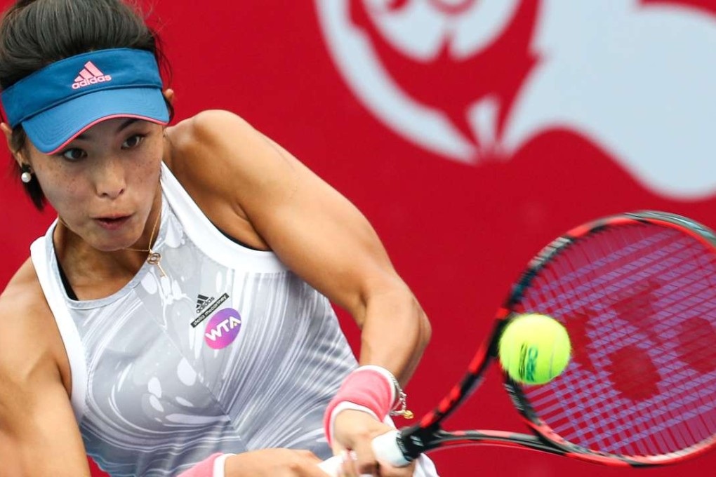 China's Wang Qiang caused a major upset in the second round of the Shenzhen Open. Photo: K.Y. Cheng