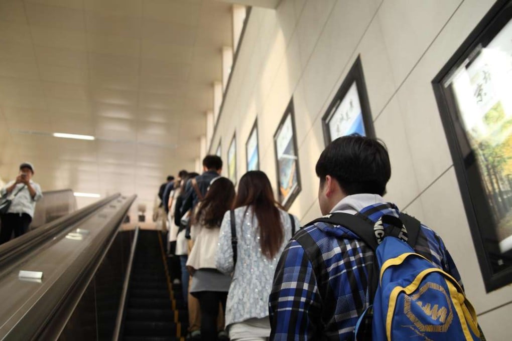 A file picture of subway users in Beijing. Photo: SCMP Pictures