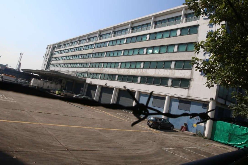 The empty space at the cargo yard where the seized vehicles had been stored. Photo: David Wong