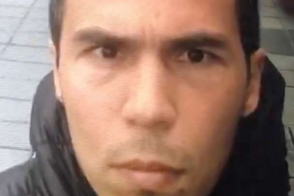 The main suspect in the Reina nightclub rampage as he appears in a ‘selfie’ video. Photo: AFP