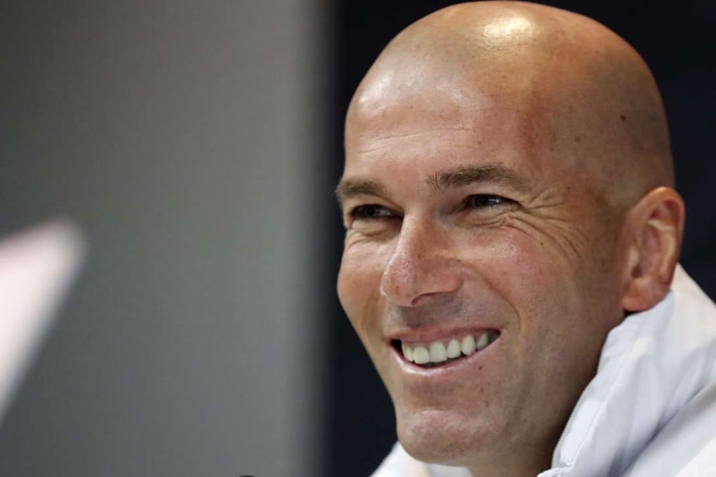 Real Madrid manager Zinedine Zidane is making coaching look easy. Photo: EPA