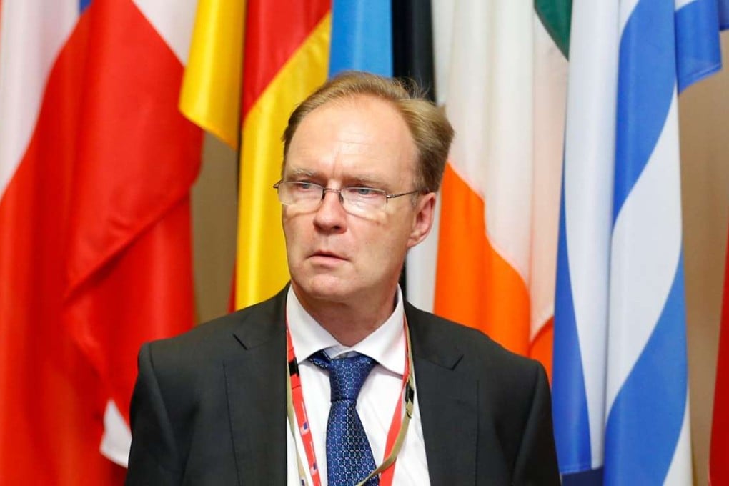 Britain's ambassador to the European Union Ivan Rogers, who has announced his resignation, is pictured leaving the EU Summit in Brussels, Belgium, on June 28, 2016. Photo: Reuters